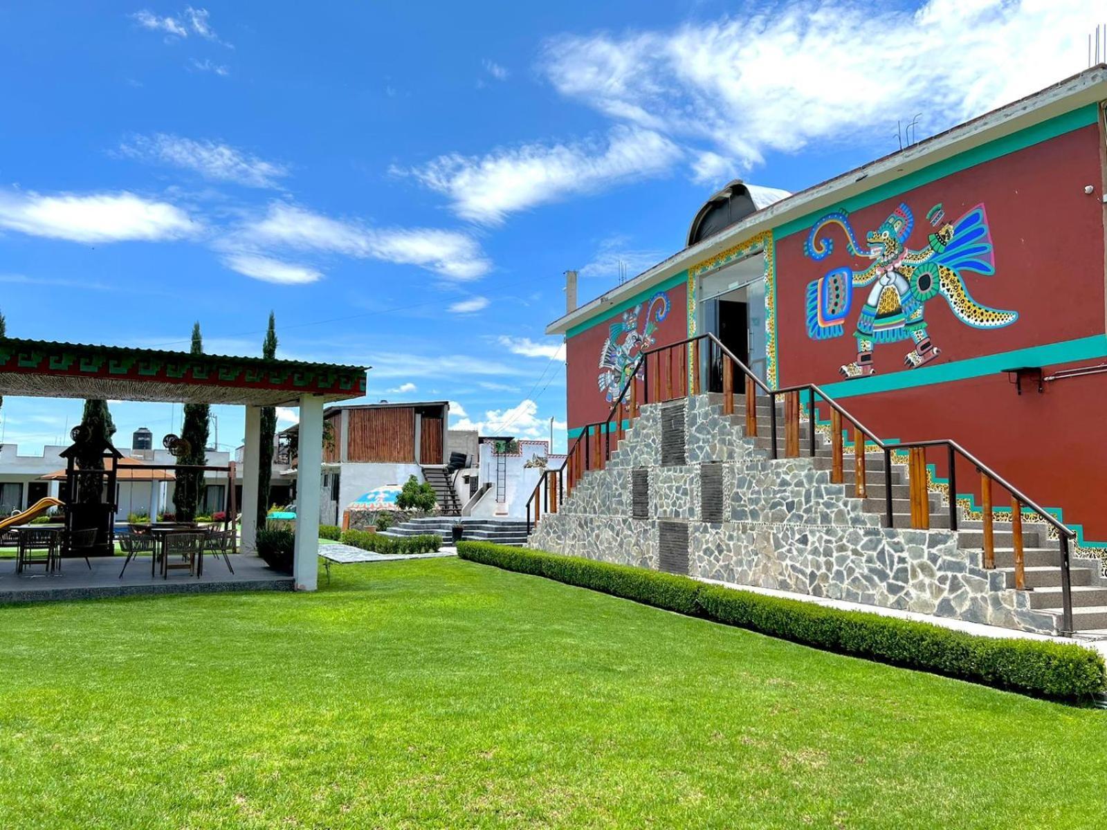 Hotel El Jaguar San Martin de las Piramides Bagian luar foto