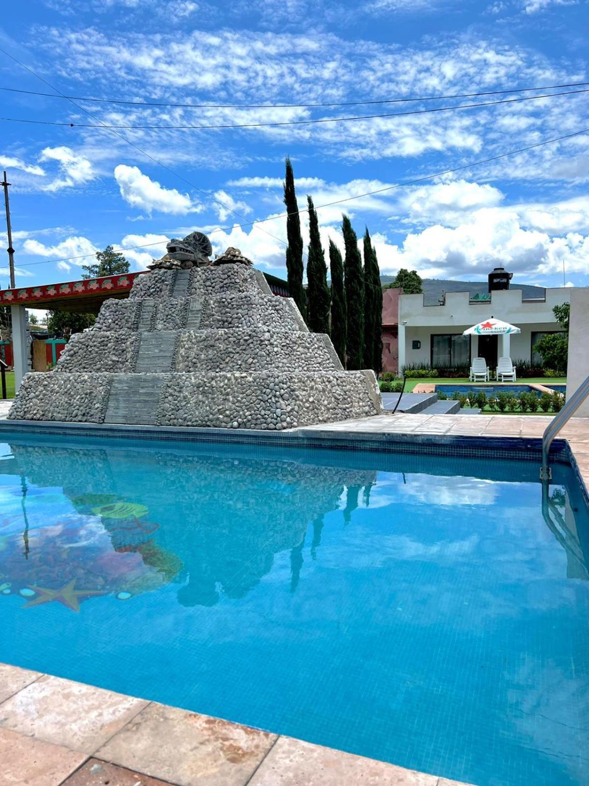 Hotel El Jaguar San Martin de las Piramides Bagian luar foto