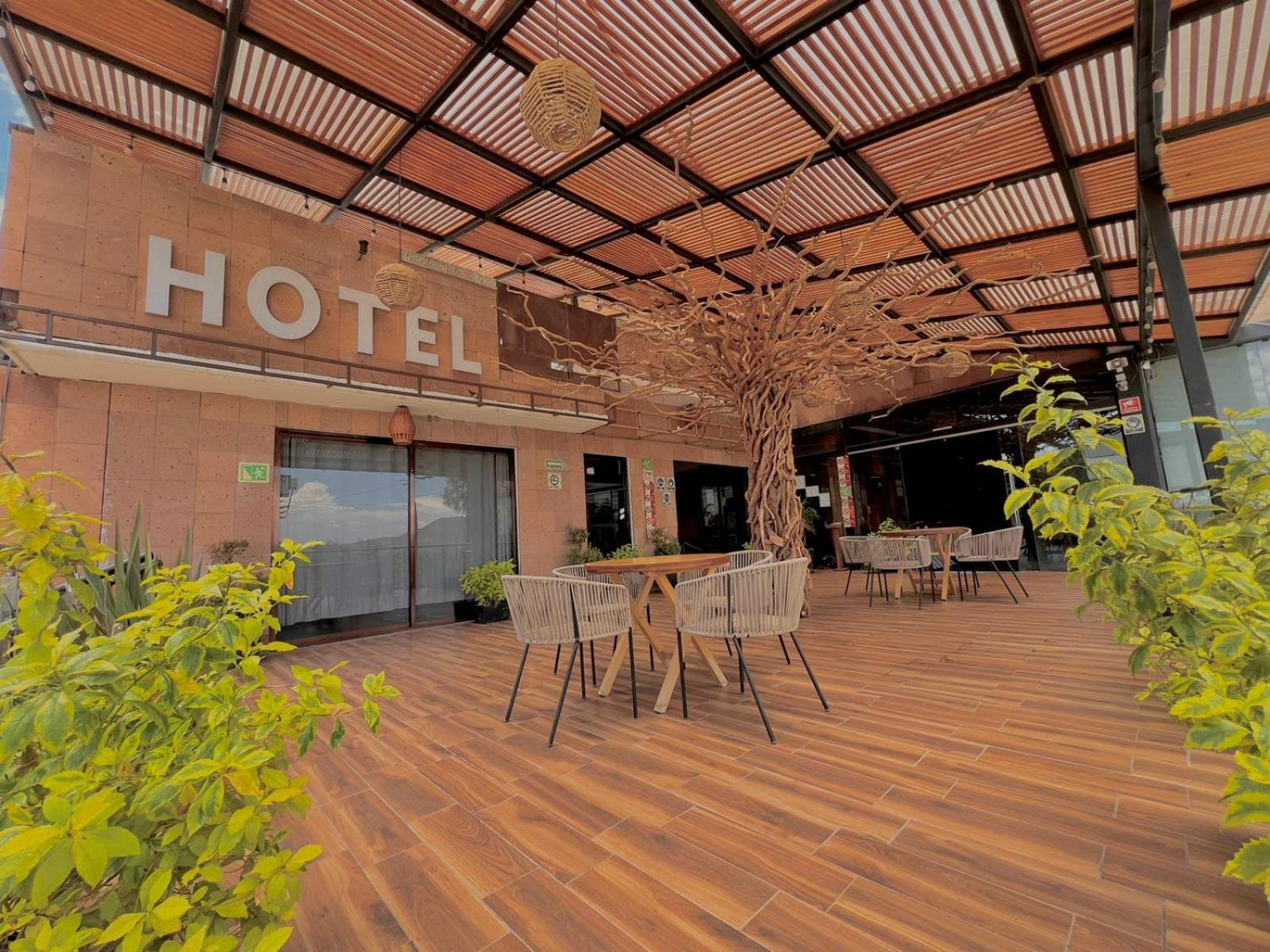 Hotel El Jaguar San Martin de las Piramides Bagian luar foto