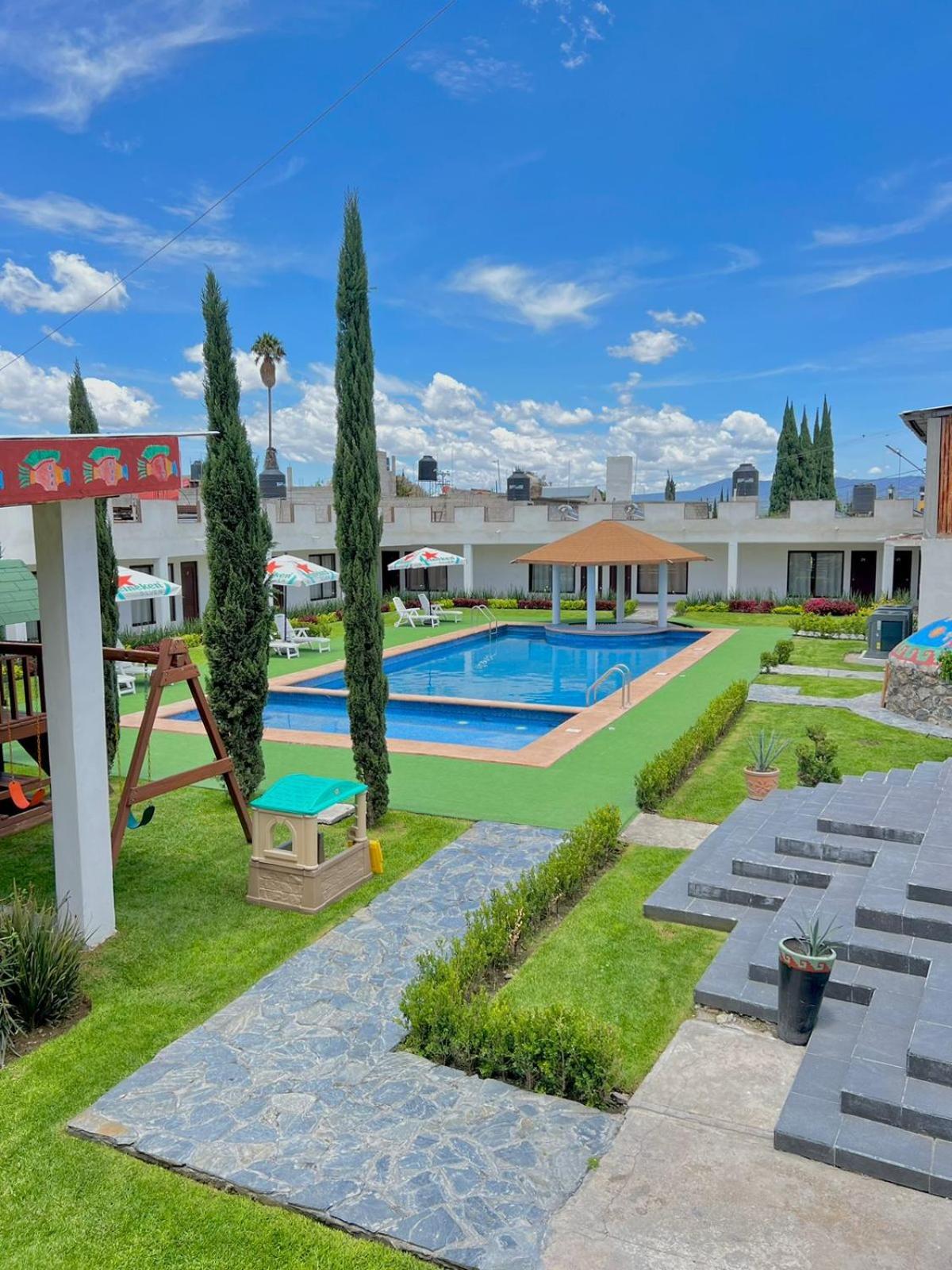 Hotel El Jaguar San Martin de las Piramides Bagian luar foto
